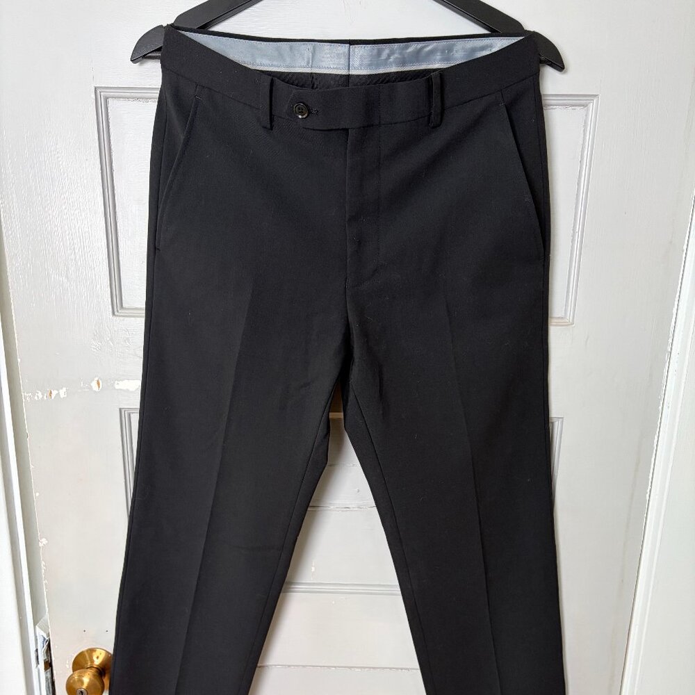 Bar III Men's Dress Pants 30/32 Black Skinny Fit